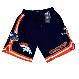 Pro Standard NFL Denver Broncos Patches Luxury Men’s Athletic Shorts Medium New